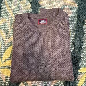UNTUCKit 100% Extra Fine Merino Wool Pullover Mock Neck Sweater Mens Medium